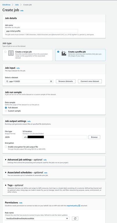 databrew profiling